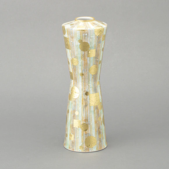 金襴手彩色花器