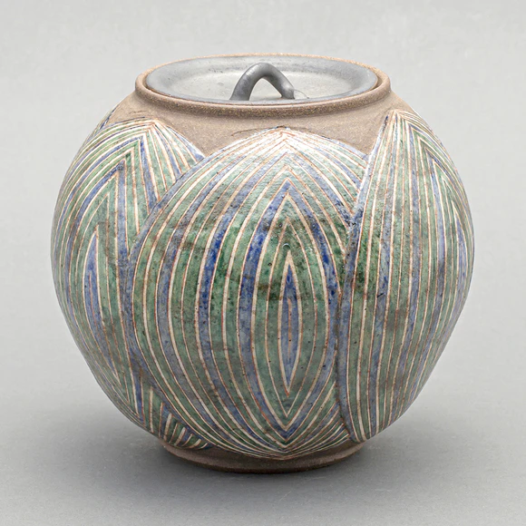 加彩交錯紋組鉢(植松 隆)｜ギャラリージャパン
