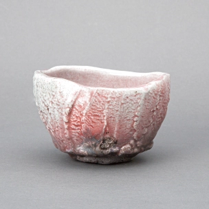 Tea Bowl with Red Glaze