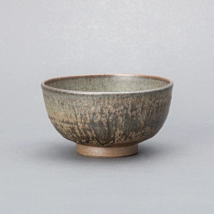 鉄釉窯変茶盌