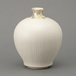 縒プラチナ箔巧彩壺