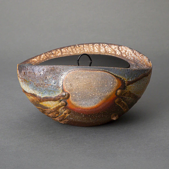 完売 備前楕円広口花器(黒川 元晴)｜ギャラリージャパン 工芸品