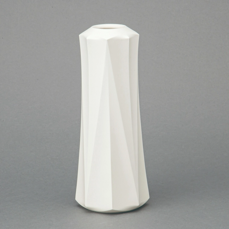 photo Flower Vase with White Porcelain "Beam ofLight"
