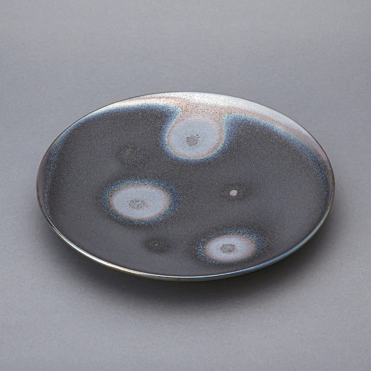 photo Plate with High-fired and Kiln Effects