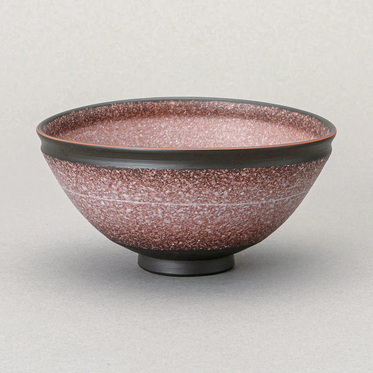 photo Tea Bowl with Dawn Color Decoration