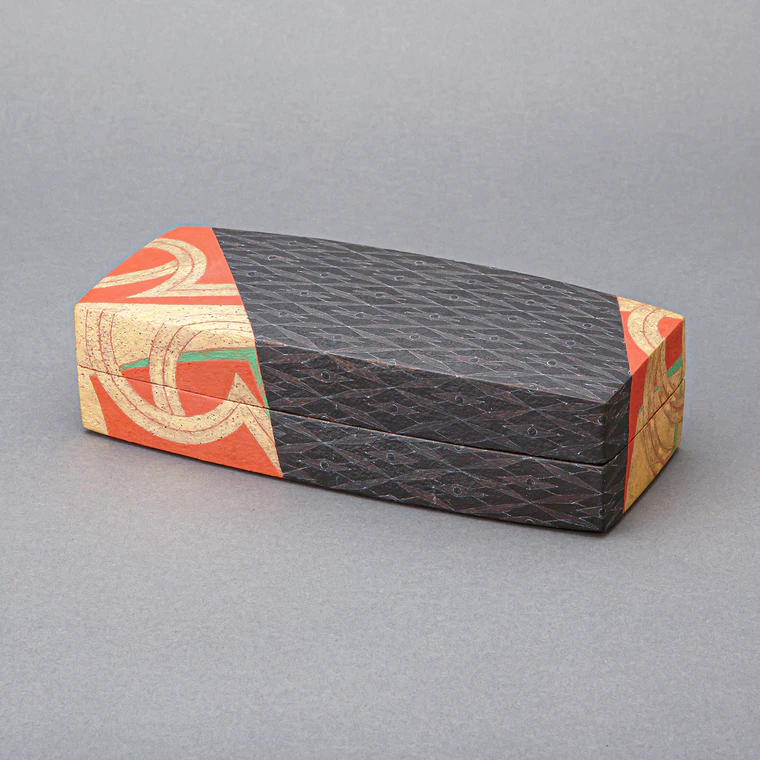 photo Ceramic Box with Overglaze Enamel