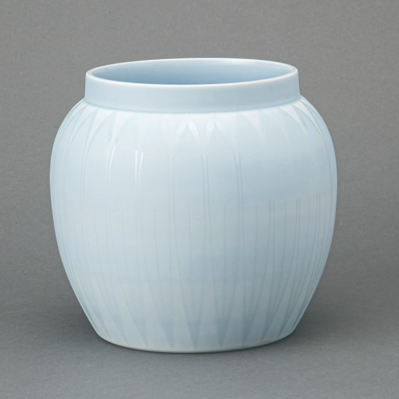 彩刻青磁壺(石橋 裕史)｜ギャラリージャパン