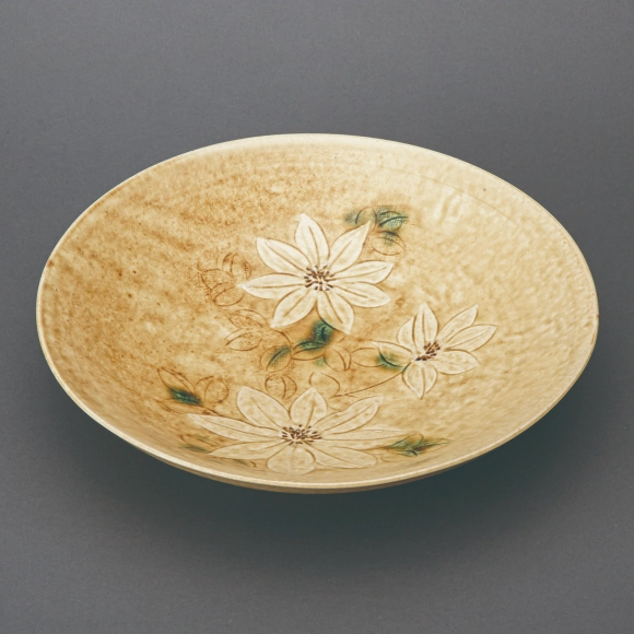 黄瀬戸条紋花入(加藤 圭史)｜ギャラリージャパン