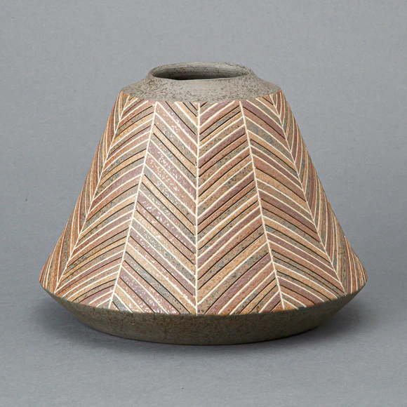 象嵌泥彩八角鉢(西田 真也)｜ギャラリージャパン