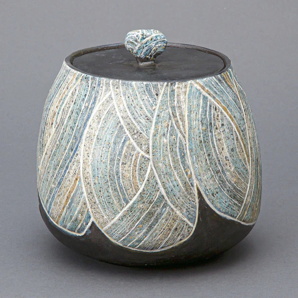 彩泥象嵌水指(羽鳥 惠子)｜ギャラリージャパン