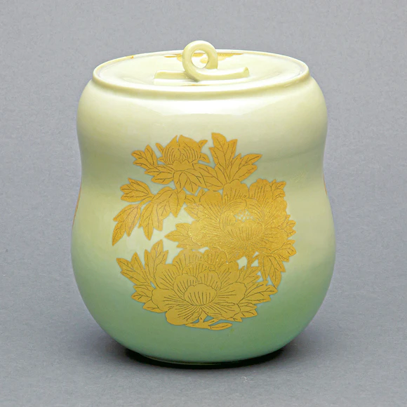 釉裏金彩牡丹唐草文壺(吉田 美統)｜ギャラリージャパン