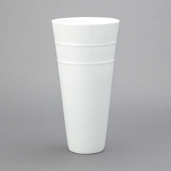 白磁渦文壷(井上 萬二)｜ギャラリージャパン