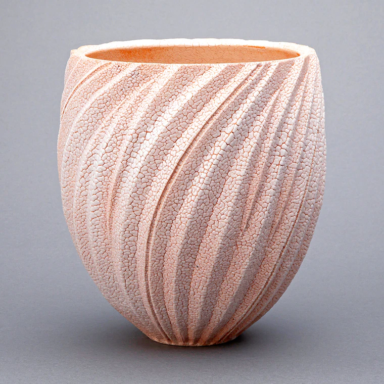 photo Shino Red Flower Vase