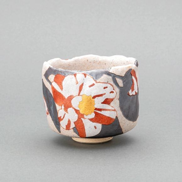 花文茶盌「椿」