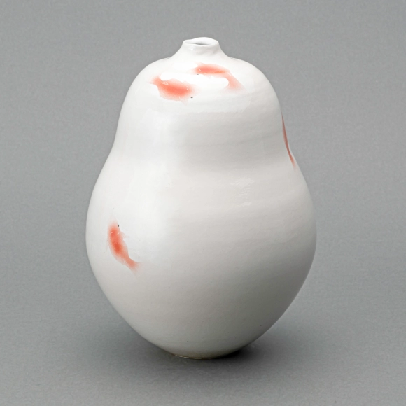 Flower Vase with Goldfish Design