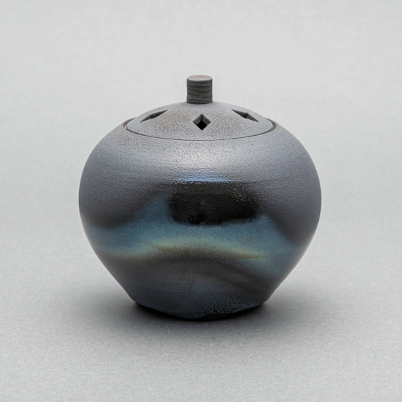 Incense Burner with High-fired and Kiln Effects