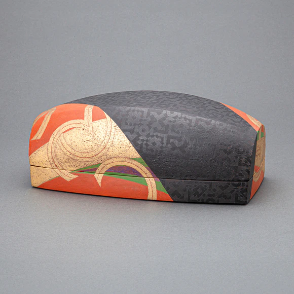 Ceramic Box with Overglaze Enamel