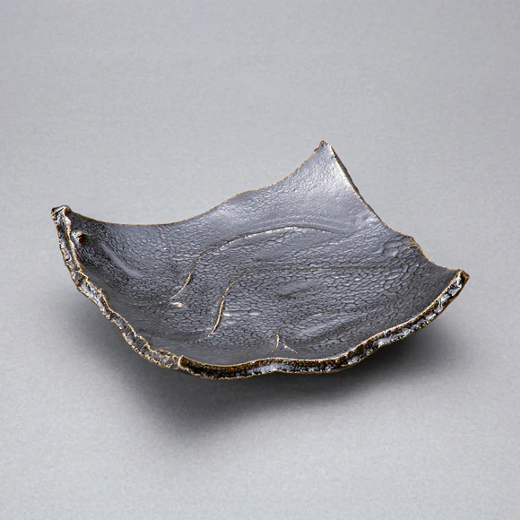 Seto Black Square Plate