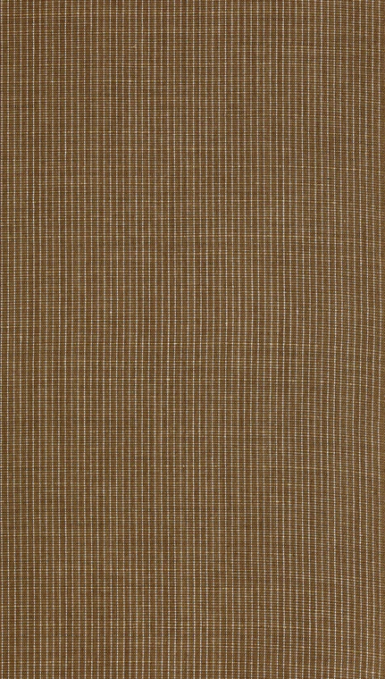 写真：からむし上布着尺「茶地細縞」