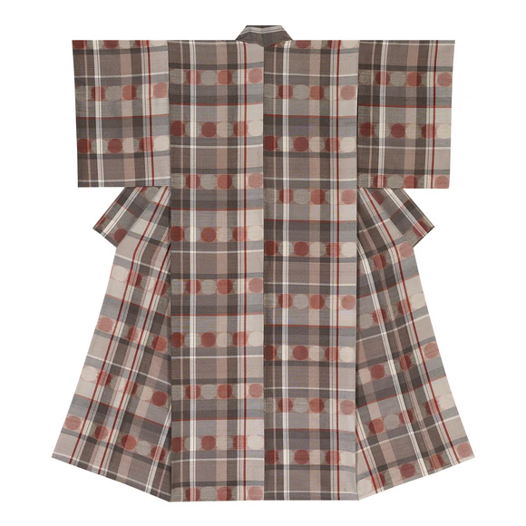 Kimono of Tsumugi "Sunshine Filtering Through Foliage"