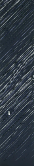 Obi Sash with Design in Yuzen Dyeing ”Wave"