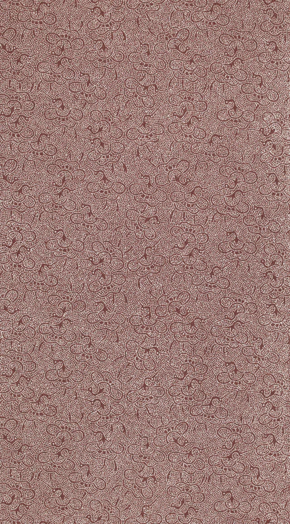 photo Cloth for Kimono with Edo Komon "Plum and Crane Pattern"