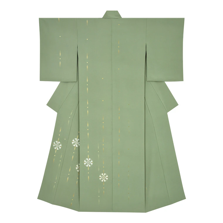 photo Kimono with Embroidery "The Shade of Trees"