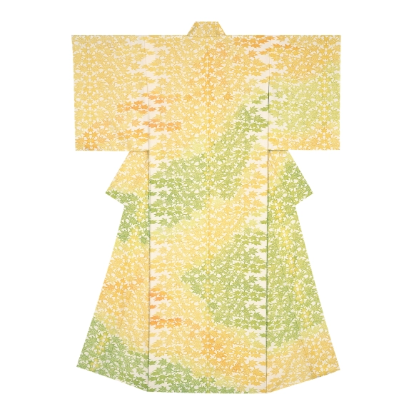 型絵染着物「陽の道」