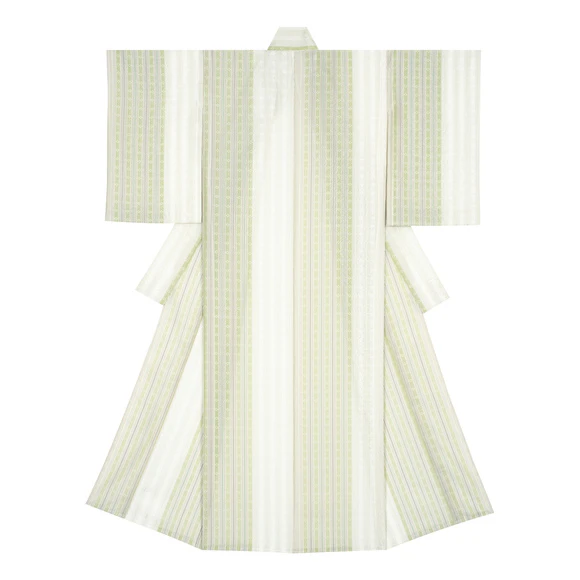 Kimono of Kome Weave Gauze "Seeds of Time"