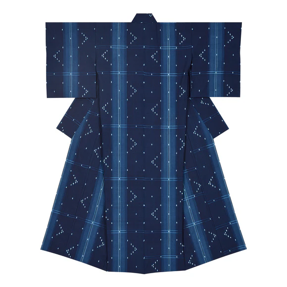 Kimono of Kurume Kasuri 
