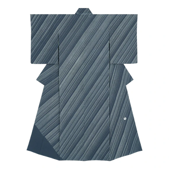 Formal Kimono with Design in Yuzen Dyeing "Light Shower at Night"