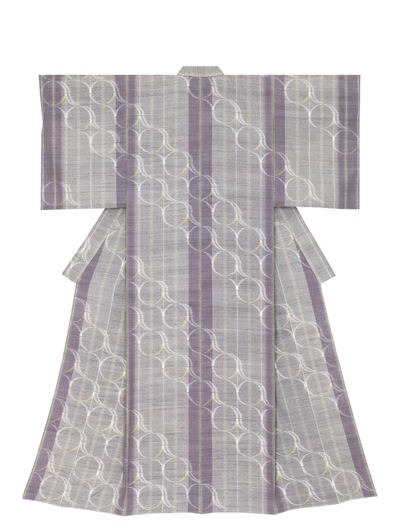 photo Kimono of Tsumugi "Fujinami"