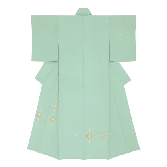 刺繡訪問着「朝明け」
