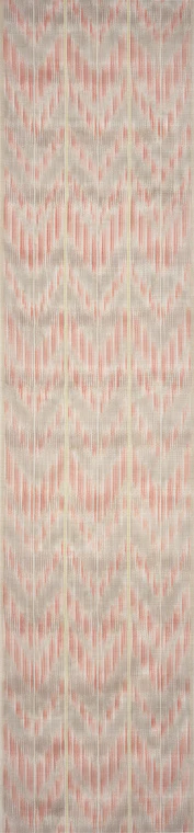 photo Obi Sash of Suzushi in Mosha Weave "Setting Sun"