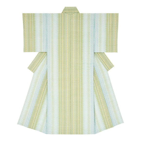 紬織着物「蕎麦の花が咲く頃」(津田 昭子)｜ギャラリージャパン