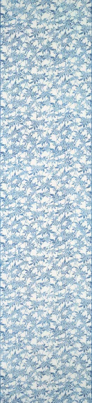 Cloth for Kimono with Design in Nagaita-Chugata ”Ivy Pattern"
