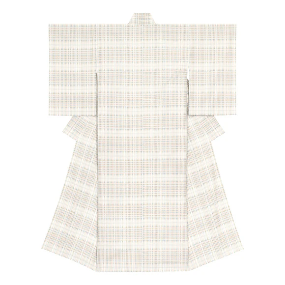 風通織木綿着物「一日一日」