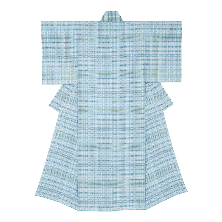 photo Kimono of Cotton Fūtsū "Summer Light"