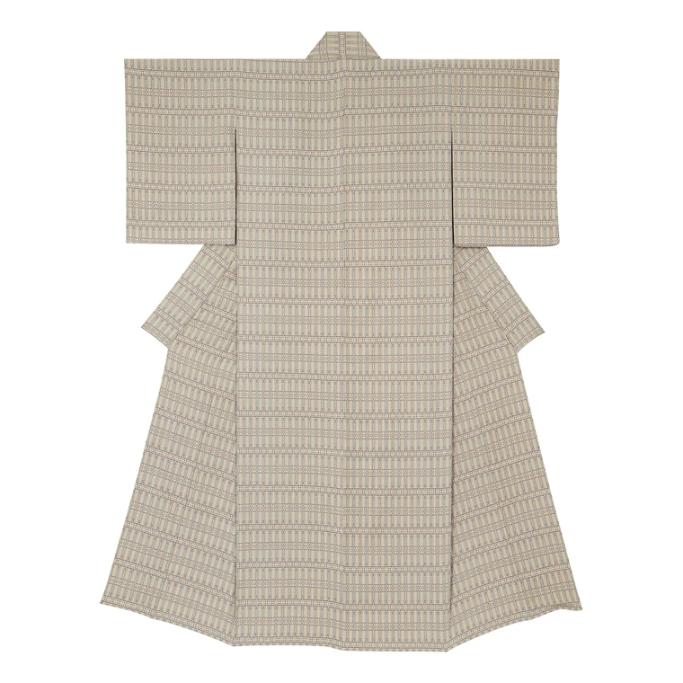 photo Kimono of Cotton Fūtsū "Misty Morning"