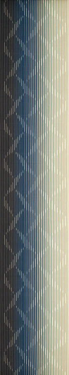 写真：小倉織絣入帯「嘴」