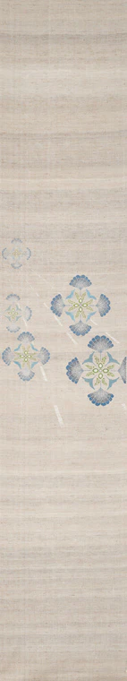 photo Obi Sash with Embroidery "Main Street"