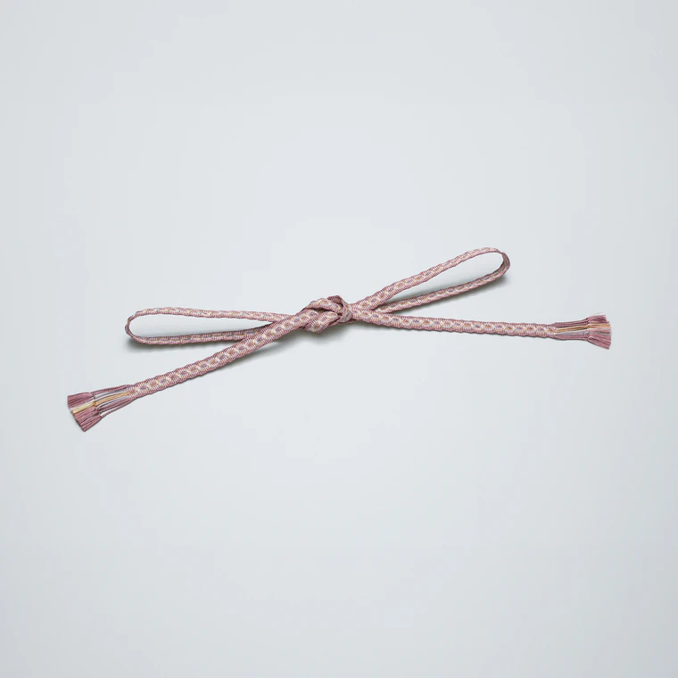 photo Obijime of karakumi braiding "In Search of Grapevines"