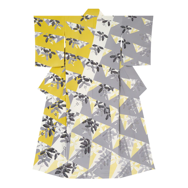 写真：友禅訪問着「散歩道」