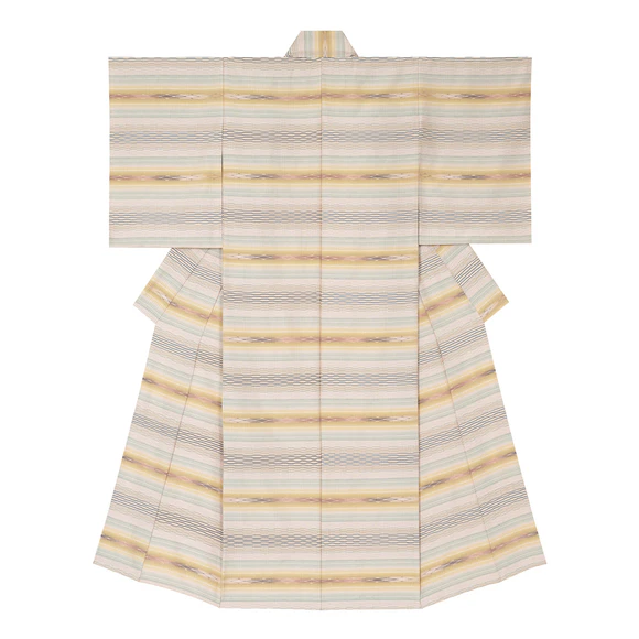 Kimono of Yoshino Kasuri "Beach"