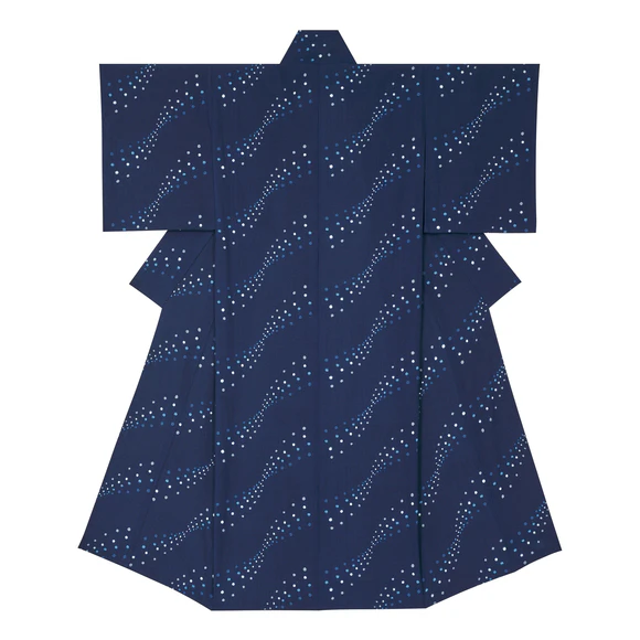 久留米絣着物「晄の旋律」(松枝 小夜子)｜ギャラリージャパン