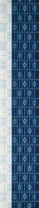 Obi Sash of Tsumugi with Kasuri "Waiting for Spring"