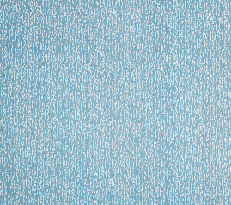 photo White Komon Cloth for Kimono with Two-sheet Stencil "Tatewaku Patterns and Flowering Branches"