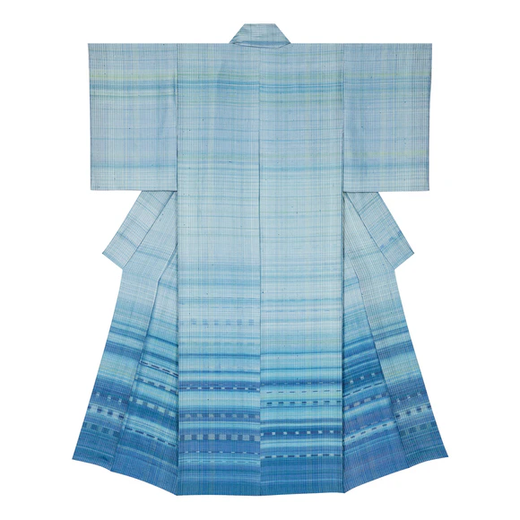 一楽織着物「蒼海」