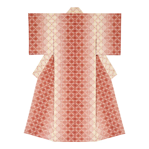 Kimono of Tsumugi Kasuri "Brilliance"
