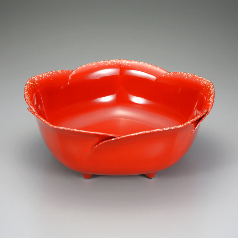photo Kanshitsu bowl "Snow camellia"